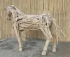Product image 4 of the product “Horse in one piece, the head is from one piece of wood and carved head. The size is sbout 240cm lenght and 165cm height. ”